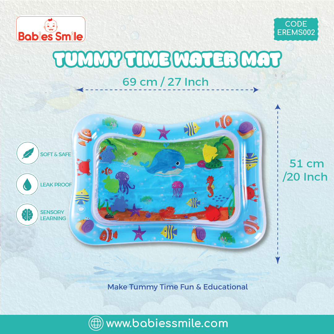 Tummy Time Water Mat | Baby Sensory Toy