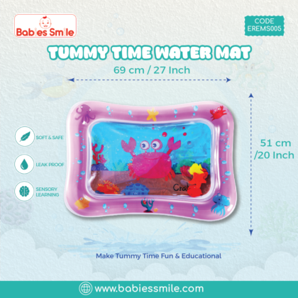Tummy Time Water Mat | Baby Sensory Toy