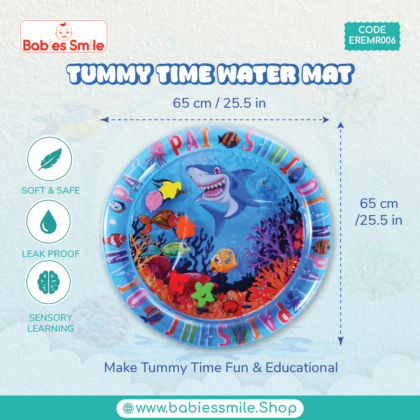 Baby-Tummy-Time-Water-Mat-circleShark